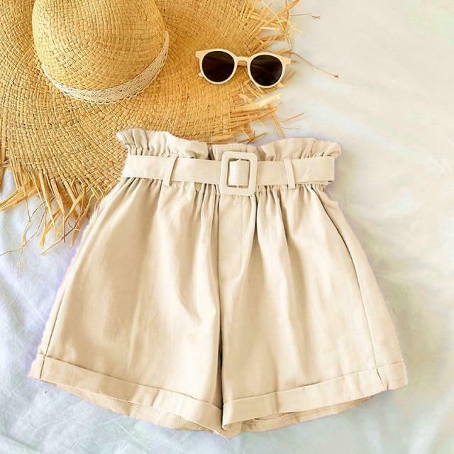 Y2K Aesthetic Coquette Style Cargo Skirt - Grunge Fashion Women's Elegant Cotton Shorts