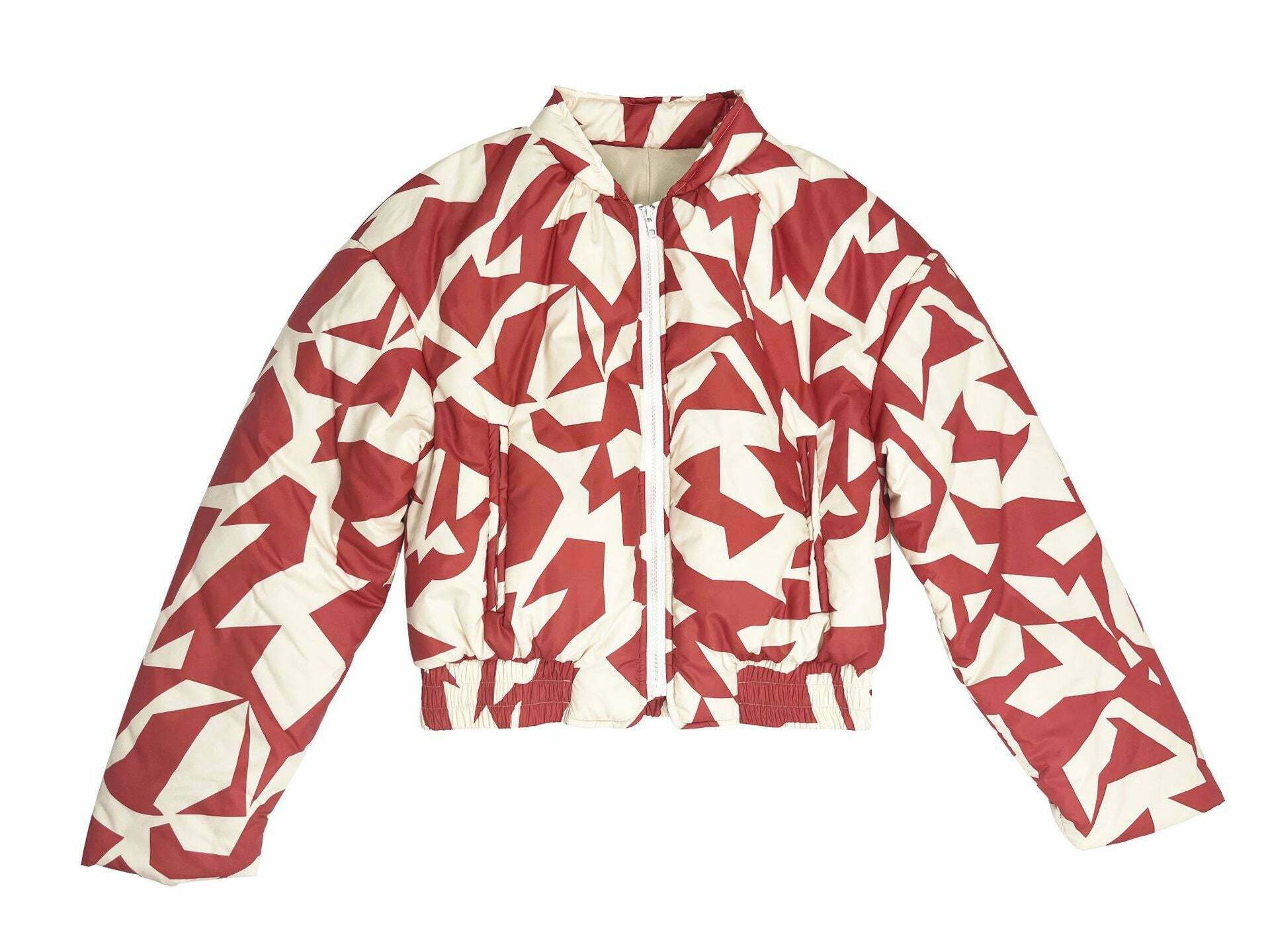 Y2K Aesthetic Coquette Style Cargo Skirt - Trendy Printed Cotton Short Jacket