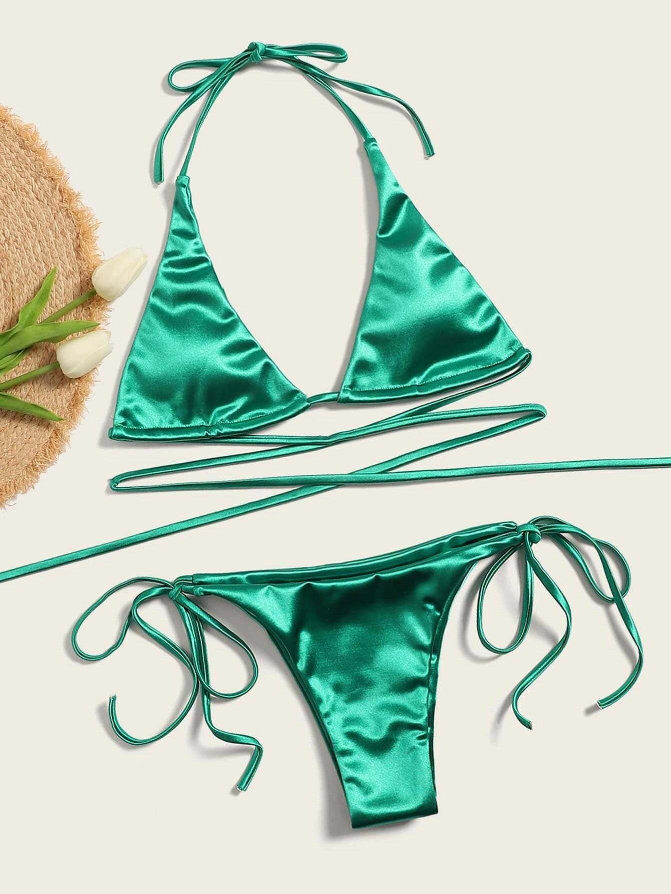 Y2K Aesthetic Coquette Style Cargo Skirt and Cute Tops Beach Suit Swimsuit