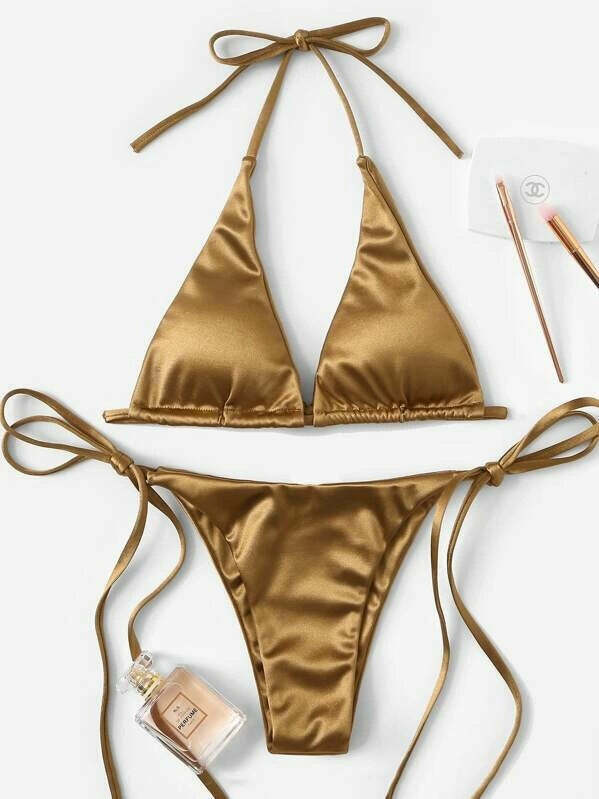 Y2K Aesthetic Coquette Style Cargo Skirt and Cute Tops Beach Suit Swimsuit