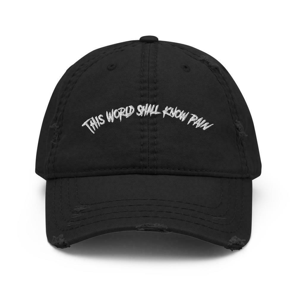 Y2K Aesthetic Coquette Style Cargo Skirt Hoodie - 'This World Shall Know Pain' Cap