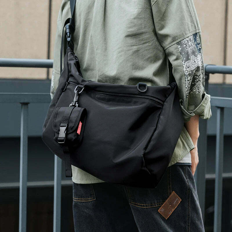 Y2K Aesthetic Coquette Style Cargo Skirt Messenger Bag for Women - Water-Resistant & Fashionable