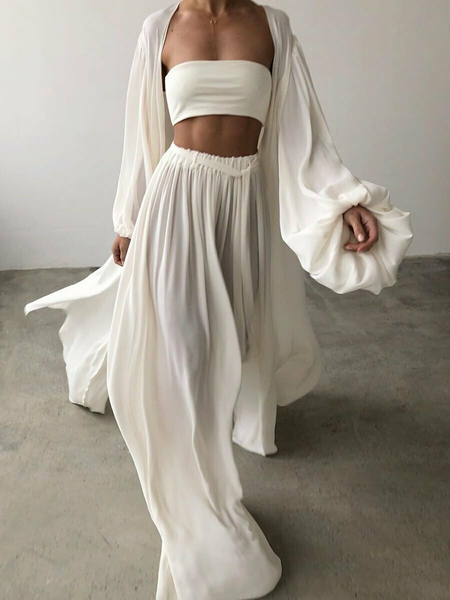 Y2K Aesthetic Coquette Style Cargo Skirt Set with Sexy 3-Piece Loose Suit
