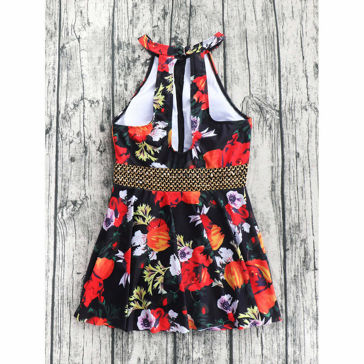 Y2K Aesthetic Coquette Style Cargo Skirt Swimsuit - Vintage-inspired Fashion for Women