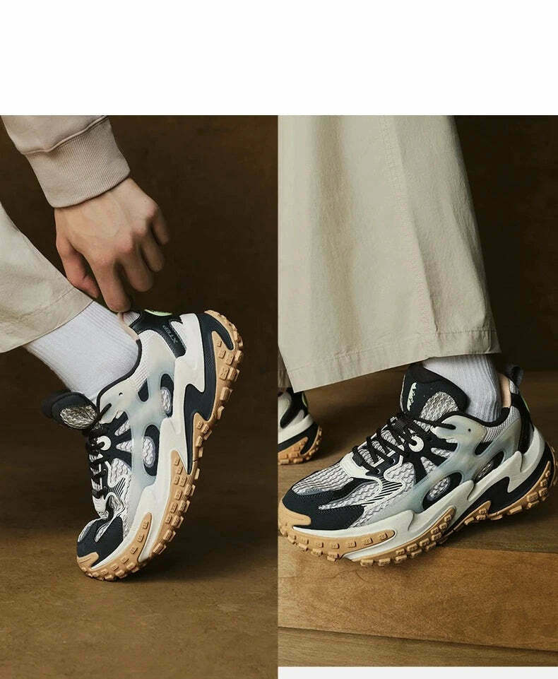 Y2K Aesthetic Coquette Style Cargo Skirt with Xtep Chinoiserie Sneakers
