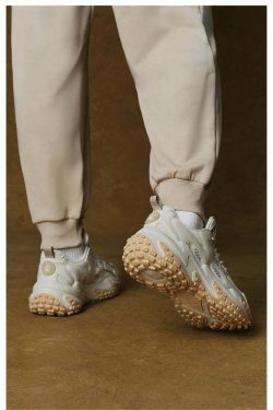 Y2K Aesthetic Coquette Style Cargo Skirt with Xtep Chinoiserie Sneakers