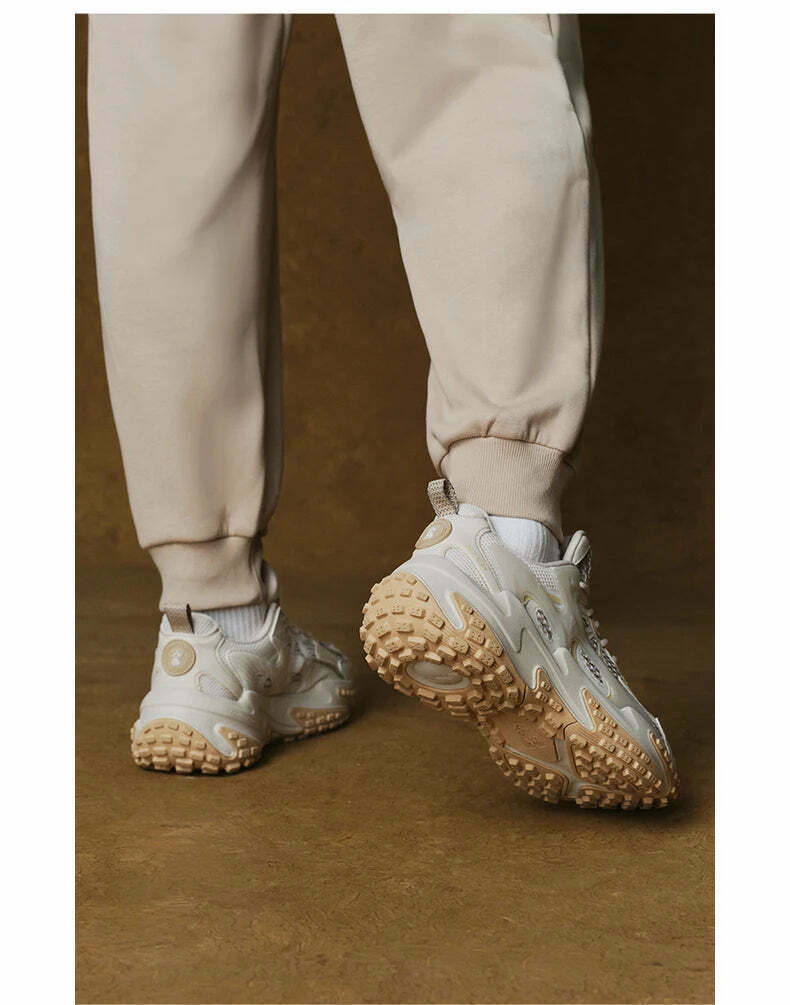 Y2K Aesthetic Coquette Style Cargo Skirt with Xtep Chinoiserie Sneakers