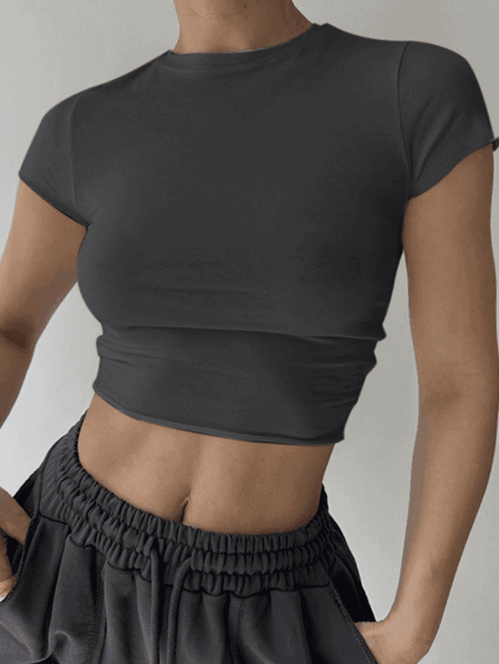 Y2K Aesthetic Coquette Style Cute Crop Top for Women - Grunge Fashion with Pastel Goth Vibes