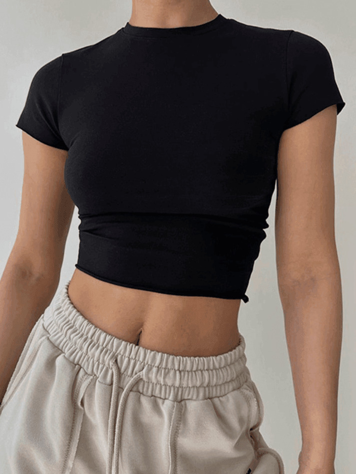Y2K Aesthetic Coquette Style Cute Crop Top for Women - Grunge Fashion with Pastel Goth Vibes