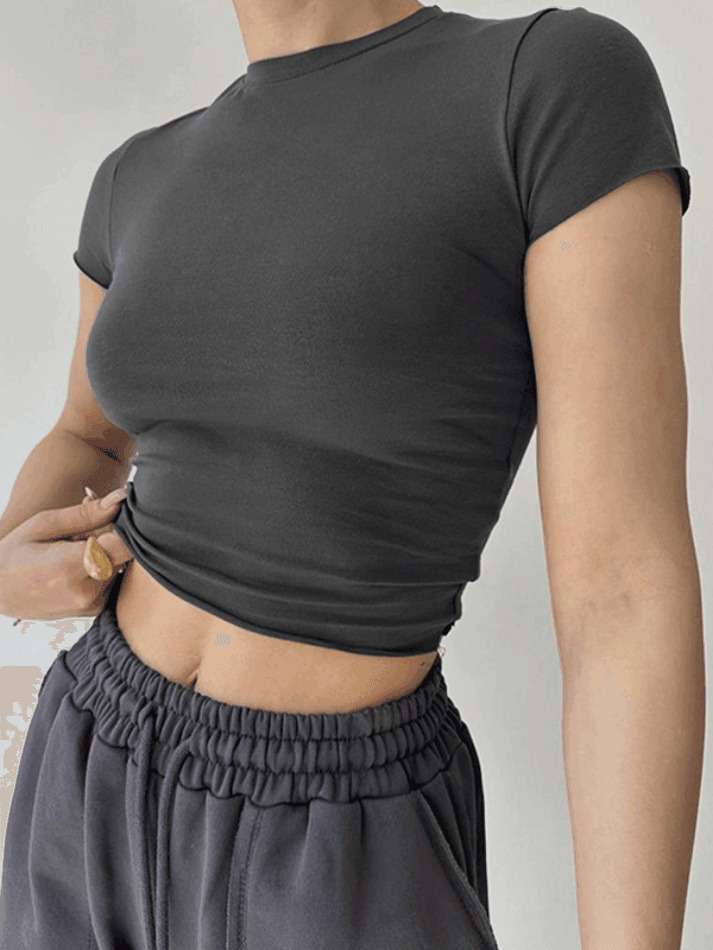 Y2K Aesthetic Coquette Style Cute Crop Top for Women - Grunge Fashion with Pastel Goth Vibes