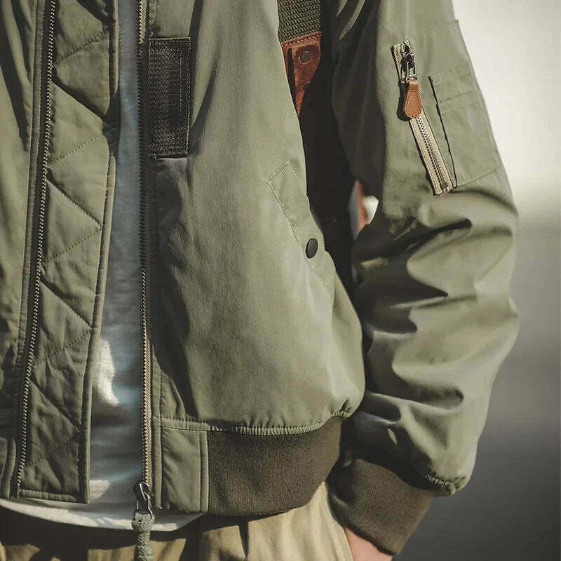 Y2K Aesthetic Coquette Style Grunge Fashion Cargo Skirt Hoodie - MA-1 Flight Jacket