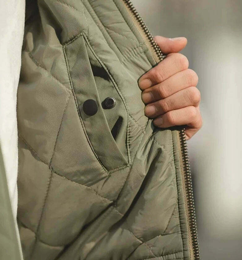 Y2K Aesthetic Coquette Style Grunge Fashion Cargo Skirt Hoodie - MA-1 Flight Jacket