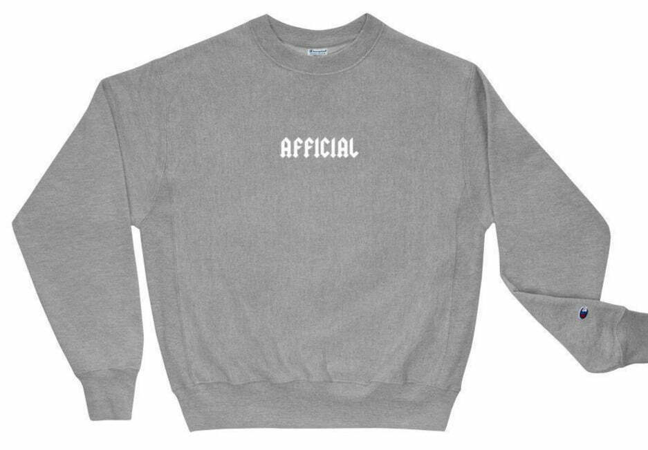 Y2K Aesthetic Coquette Style Grunge Hoodie by AFFICIAL x CHAMPION