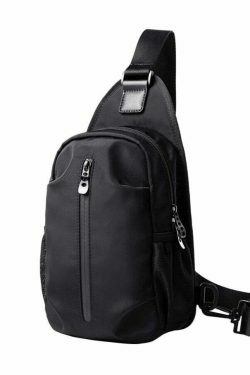 Y2K Aesthetic Coquette Style Grunge Hoodie Cargo Skirt Pastel Goth Fashion Water Resistant Sling Bag