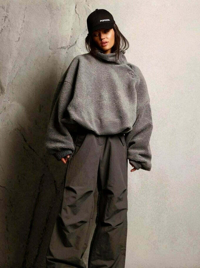 Y2K Aesthetic Coquette Style Half-Zip Hoodie for Women - Grunge, Pastel Goth, and Preppy Fashion