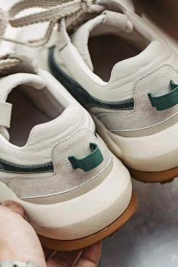 Y2K Aesthetic Coquette Style Retro Dad Sneakers for Niche Women Fashion