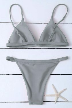 Y2K Aesthetic Coquette Style Spaghetti Strap Bikini Swimwear