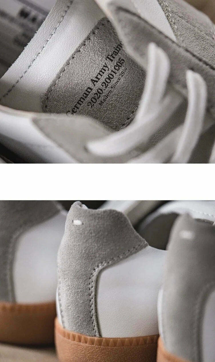 Y2K Aesthetic Coquette Style Vintage Military Sneaker