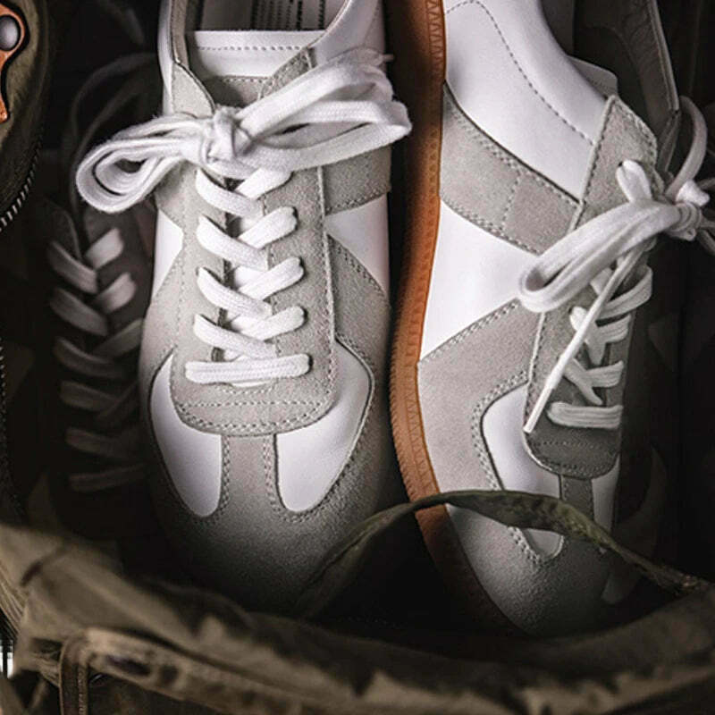 Y2K Aesthetic Coquette Style Vintage Military Sneaker
