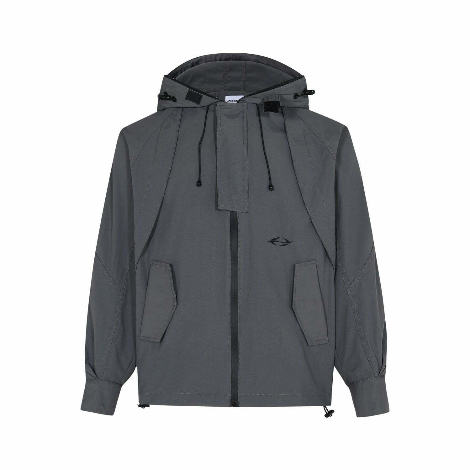 Y2K Aesthetic Coquette Style Windbreaker Jacket - Grunge, Pastel Goth, Old