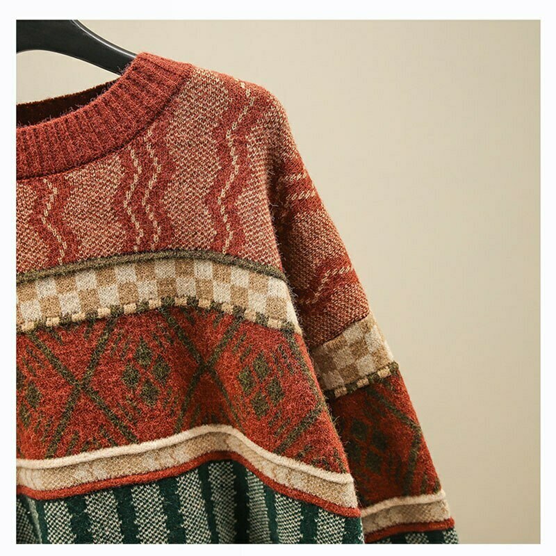 Y2K Aesthetic Coquette Sweater: Grunge Style Cargo Skirt & Cute Tops for Fall/Winter