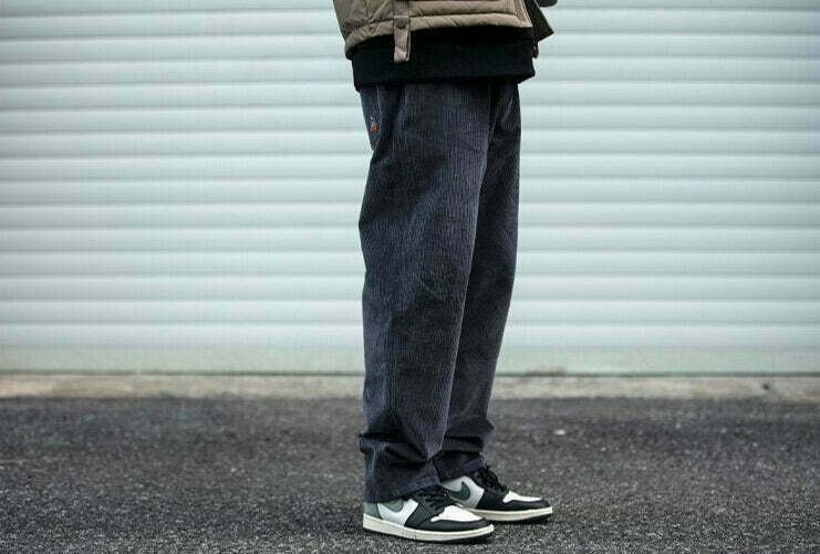 Y2K Aesthetic Corduroy Trousers for Women - Coquette & Grunge Style Cargo Skirt with Old Money Vibes