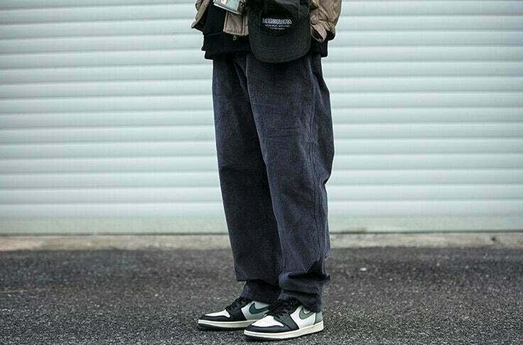 Y2K Aesthetic Corduroy Trousers for Women - Coquette & Grunge Style Cargo Skirt with Old Money Vibes