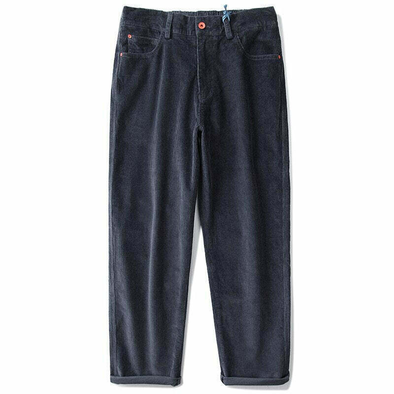 Y2K Aesthetic Corduroy Trousers for Women - Coquette & Grunge Style Cargo Skirt with Old Money Vibes