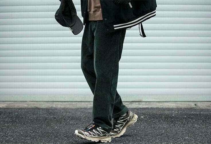 Y2K Aesthetic Corduroy Trousers for Women - Coquette & Grunge Style Cargo Skirt with Old Money Vibes