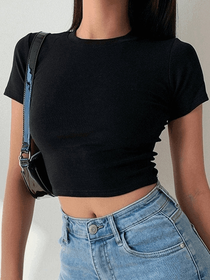 Y2K Aesthetic Crop Top: Coquette Style Grunge Fashion with Pastel Goth Vibes