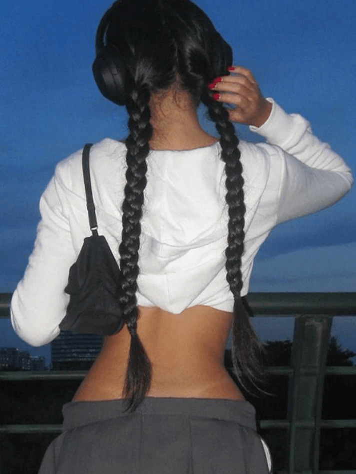 Y2K Aesthetic Cropped White Zip Up Hoodie - Coquette & Grunge Style Women's Fashion