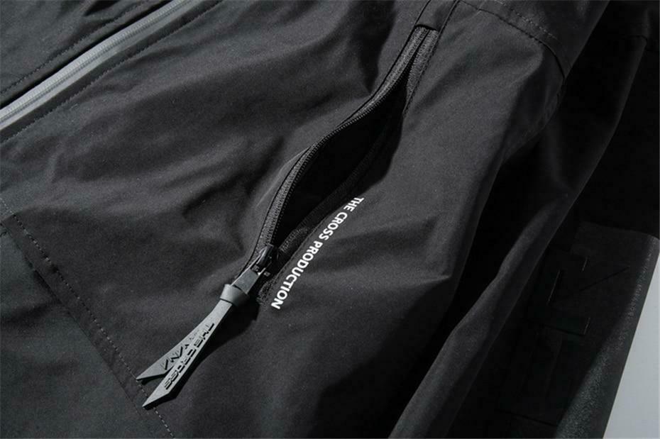 Y2K Aesthetic Cross Production Technical Jacket for Niche Women Fashion