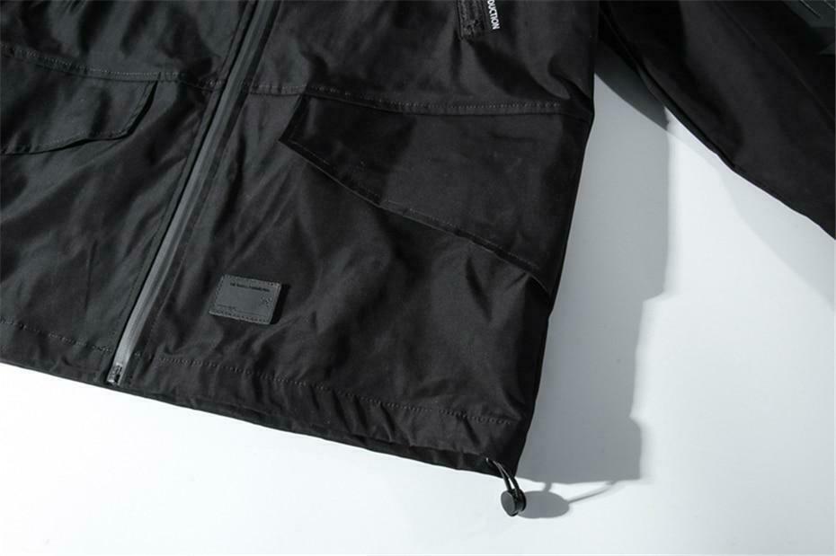 Y2K Aesthetic Cross Production Technical Jacket for Niche Women Fashion