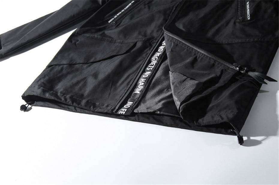 Y2K Aesthetic Cross Production Technical Jacket for Niche Women Fashion