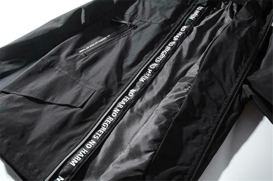 Y2K Aesthetic Cross Production Technical Jacket for Niche Women Fashion