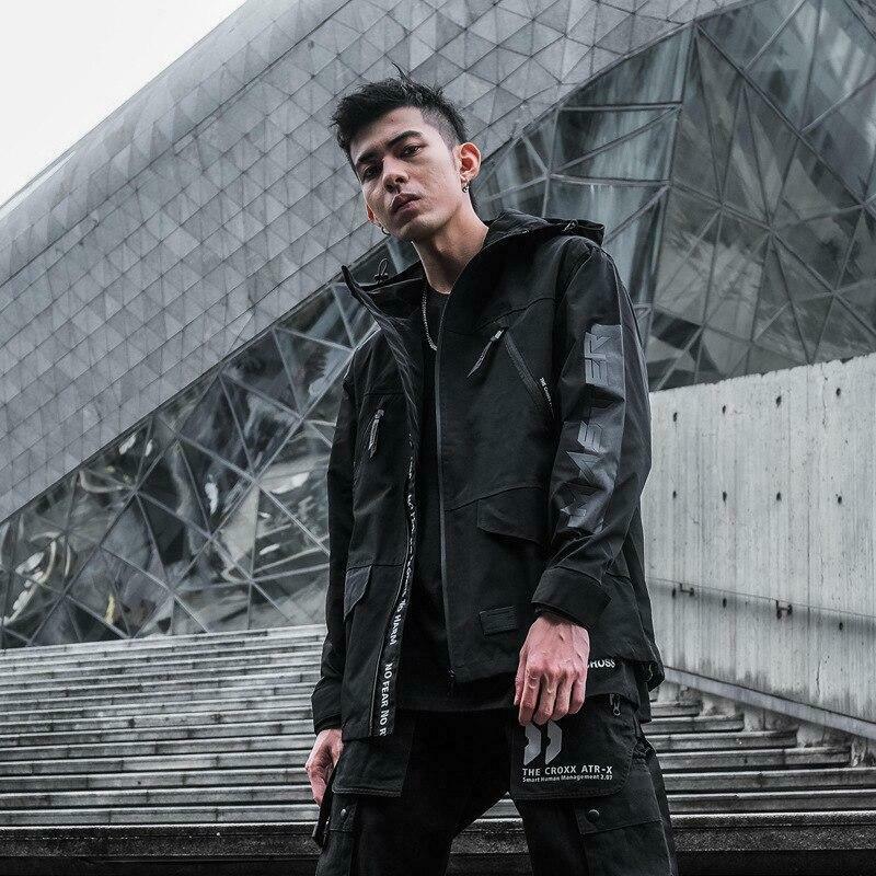 Y2K Aesthetic Cross Production Technical Jacket for Niche Women Fashion