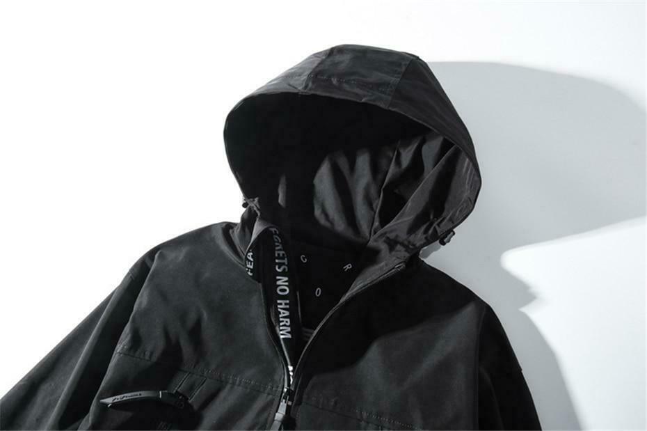Y2K Aesthetic Cross Production Technical Jacket for Niche Women Fashion