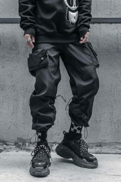 Y2K Aesthetic Deluxe Parachute Cargo Skirt - Coquette Grunge Style Women's Fashion