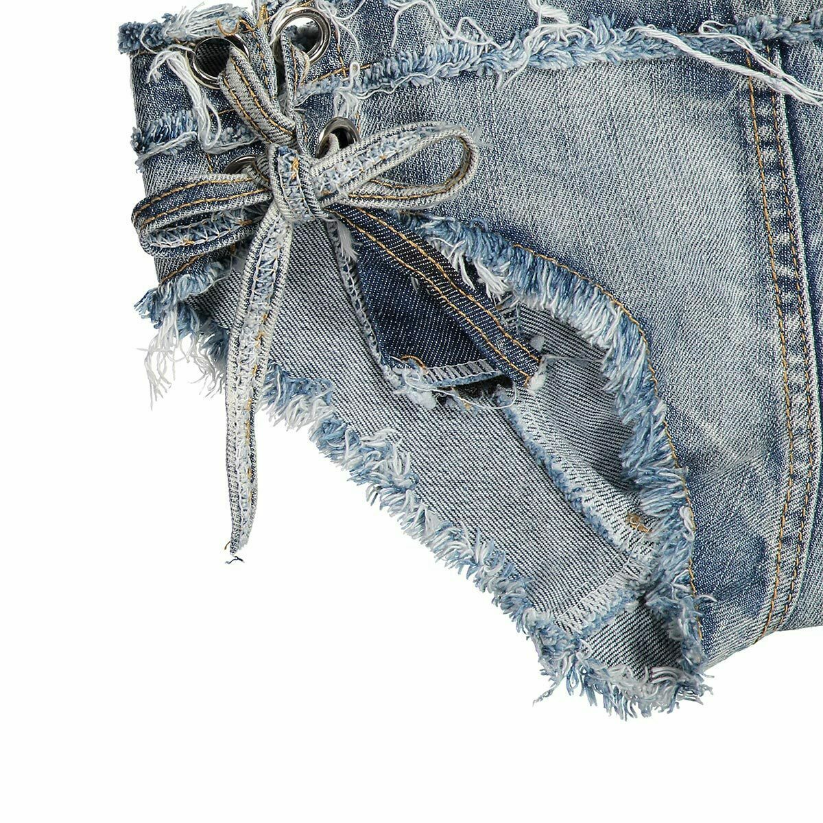 Y2K Aesthetic Denim Print Bikini Set for Women - Sexy and Stylish Retro Swimwear