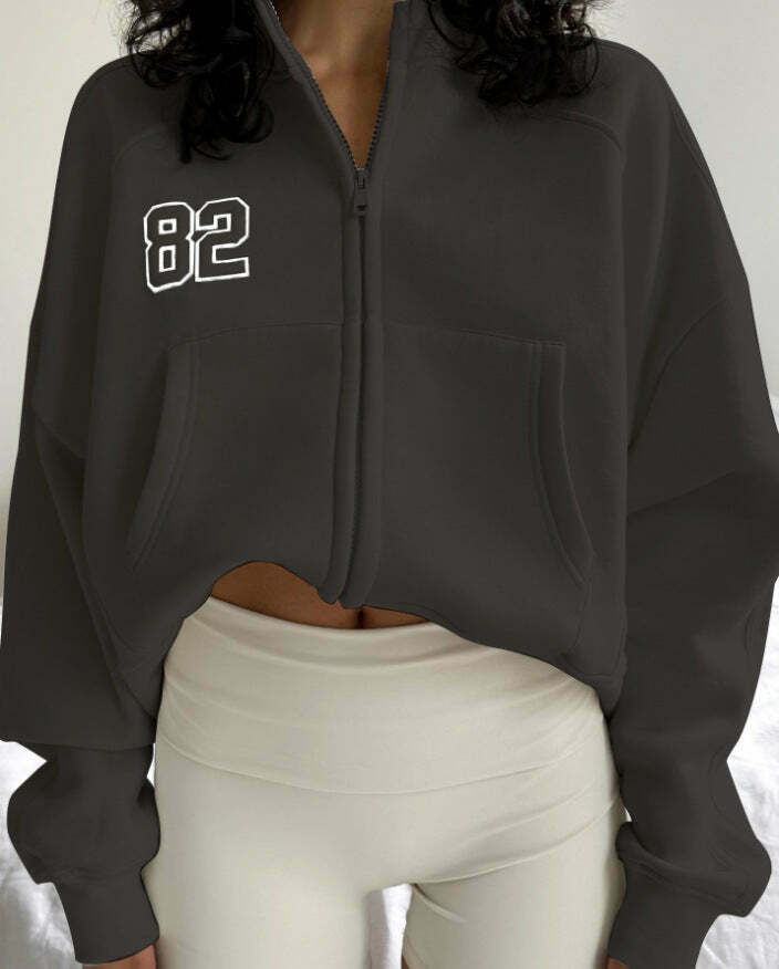 Y2K Aesthetic Embroidered Hoodie: Coquette & Grunge Style Street Oversize Fashion