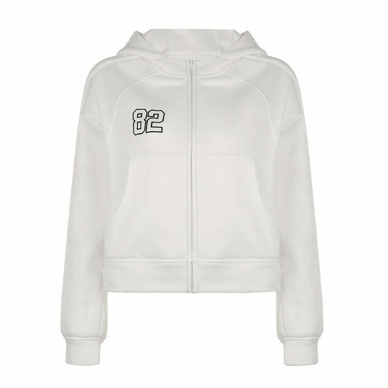Y2K Aesthetic Embroidered Hoodie: Coquette & Grunge Style Street Oversize Fashion