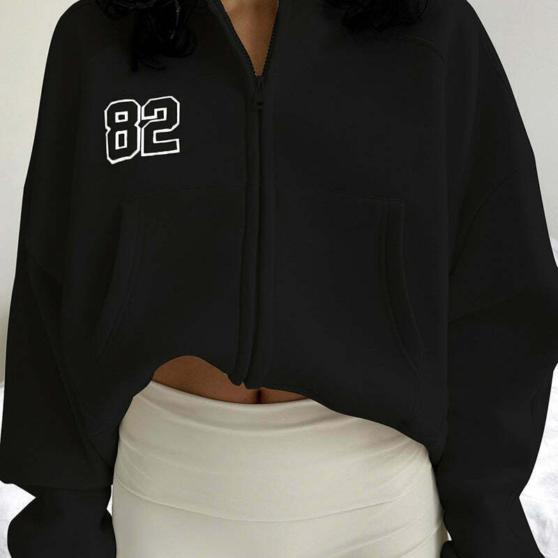 Y2K Aesthetic Embroidered Hoodie: Coquette & Grunge Style Street Oversize Fashion