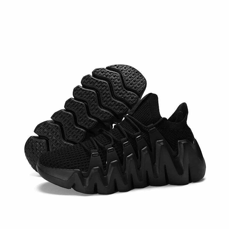 Y2K Aesthetic Flexi Run Mesh Sneakers - Coquette & Grunge Style Cute Tops for Women