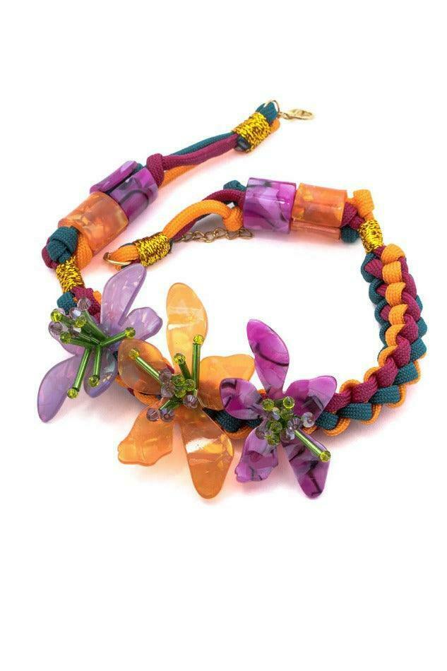 Y2K Aesthetic Flower Necklace - Coquette Style Grunge Fashion Jewelry for Women