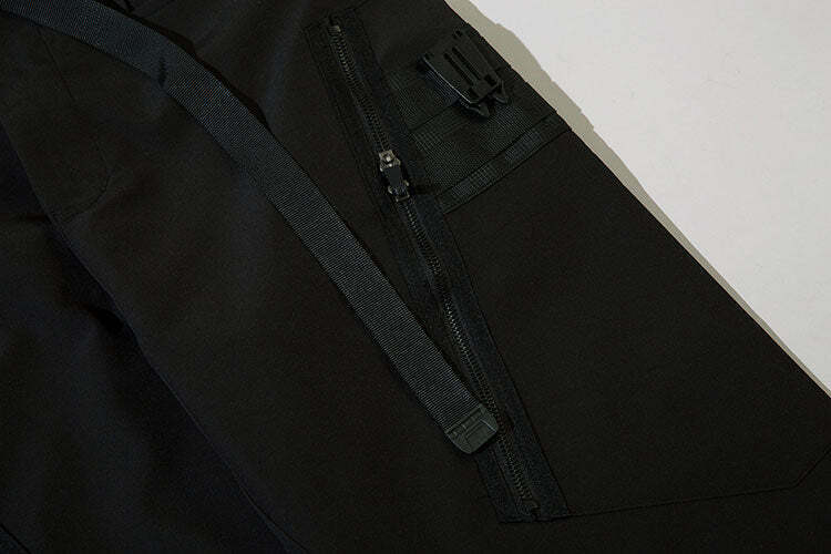 Y2K Aesthetic Future-Tech Cargo Joggers - Cyberpunk Style for Women