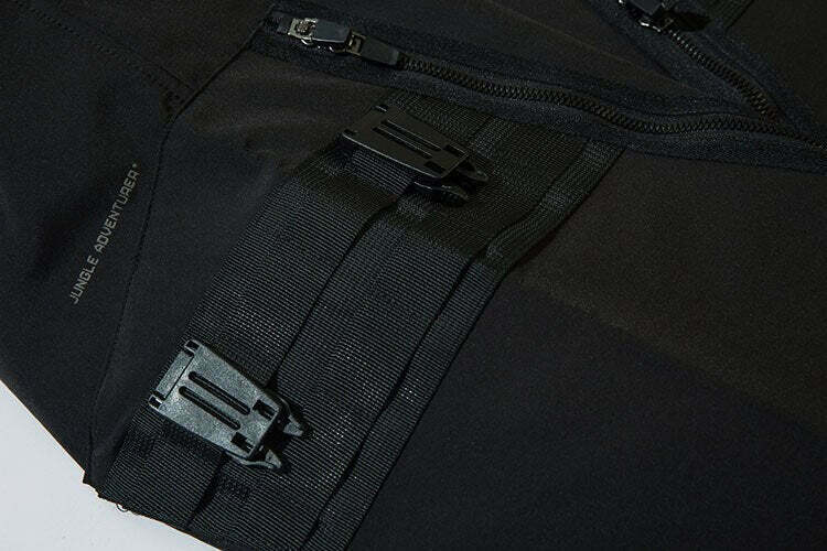 Y2K Aesthetic Future-Tech Cargo Joggers - Cyberpunk Style for Women