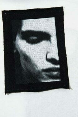 Y2K Aesthetic Graphic Patchwork T-Shirt - Coquette & Grunge Style Tops