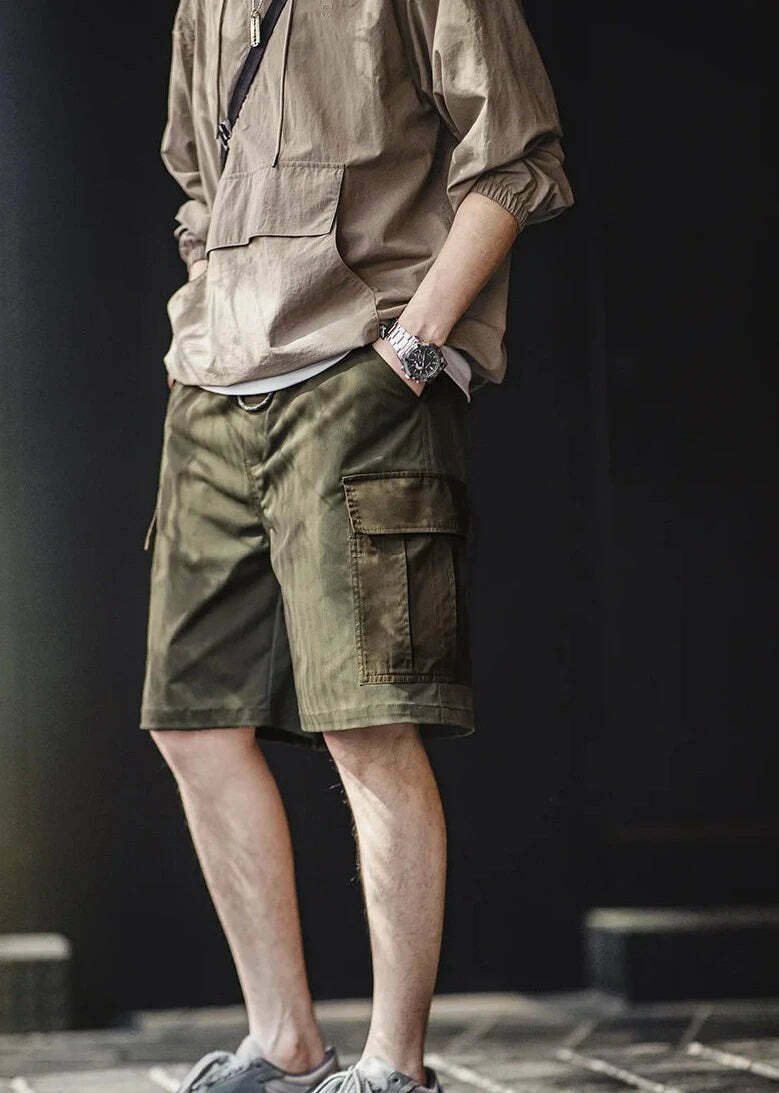 Y2K Aesthetic Herringbone Cargo Skirt - Coquette Style Grunge Fashion Women's Outfit