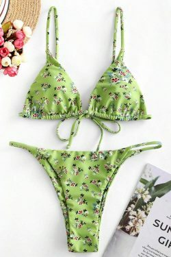 Y2K Aesthetic High Leg Plunge Bathing Suit
