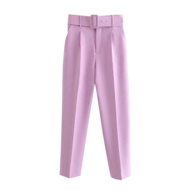 Y2K Aesthetic High Waist Cargo Pants with Belt - Coquette Grunge Fashion for Women